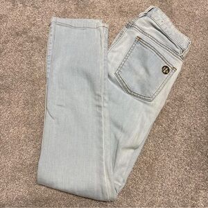 Tory Burch Light Wash Skinny Jeans